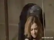 Hot Blonde Face Fucked By Grunge Master Then Thrown In Snow