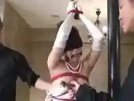 Japanese slut in wedding dress gets tortured