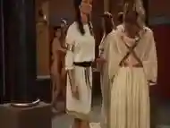 Roman spa with teen lesbian slaves