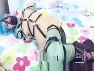 Sinon Cosplay strap bondage