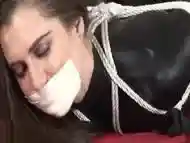 gagged superheroine fails bondage training