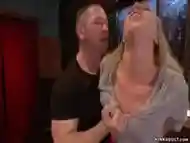 Bar Owner Anal Hooks Blonde Inspector