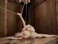 Blonde Slave Is Hung For Hips