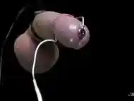 Amazing Hands free Electro ESTIM Orgasm Black background