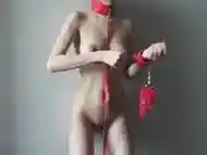 Daddy Sent A Red BDSM Kit To Japanese Girl