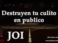 Destruyen tu culo en publico. JOI anal en espaÃ±ol.