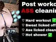 Femdom Workout Cleaning Ass Servitude Bondage BDSM Slave Mistress Chastity