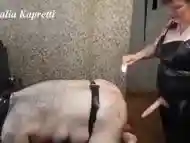 Fucked and flogged him with whip