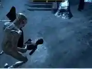 Iron statue hard fuck girl in Skyrim porn game