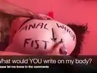 SUBMISSIVE PAINSLUT ASSHOLE DESTRUCTION: EXTREME ANAL FISTING & SQUIRTING