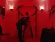 Spanked, whipped, fisted and double fucked at the BDSM club