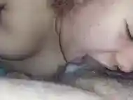 fucking my greedy mouth on his hard cock in extreme gagging until he ejaculates down my throat