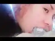 pulsing creampie with the dick inside my open mouth, I looked at the camera to see the cumshotðð¥ð¥