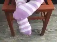 sexy girl dress new knee socks foot fetish