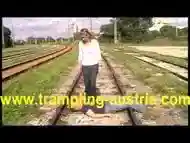 trampling on rails