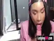 Cute Skinny Asian Ladyboy In Pink Shirt Give A Nice Pov Blowjob Then Its Time To Fuck That Tight Ass 7 Min