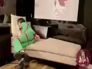 Selfbondage &amp; Struggle In Green Tracksuit And Pants