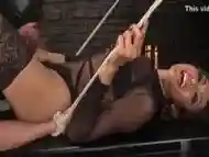 Shemale domme in lingerie anal fucks guy