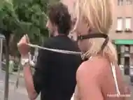 Darling has to endure a kinky public punishment