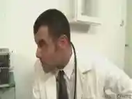 Doctor fucking hard his busty patient