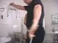 Master tortures wet pussy