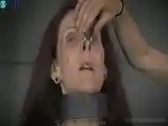 Mature mommy is bounded and tortured with iron devices