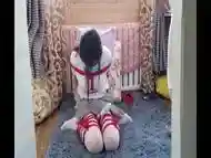 Chinese Bondage - Crossdresser Whipped Hard