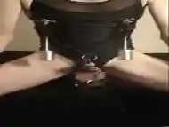 Extreme kinky masoslut electrotorture peehole fuck