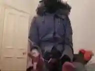 Parka Tied Up Cock And Balls