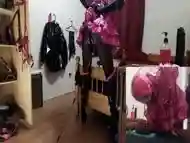 Sissy Maid Strappado Self Bondage