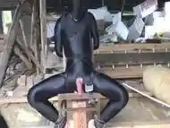 Spandex Bondage Slaveboy Dont Allowed To Mastrubate