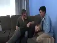 Stepdaddy Spanks Teen And Fucks Their Young Latin Guest