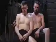 Sub wanks as he sucks his doms cock