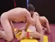 Wrestling stud gets his sweet ass rimmed