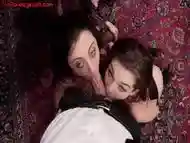 BDSM ladies fucked and bound in public in front of voyeurs