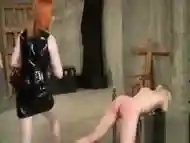 Blonde horny cunt splashes at anal