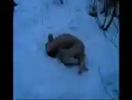 Bondage in the snow