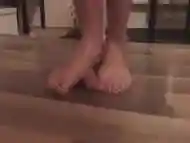 Cock Crush Dancing Party Barefeet Finished With Cumshot