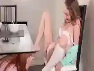 Dyked Horny Stepmom Seduces Young Daughter