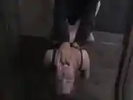 Goth Takes Two Cocks in Bondage