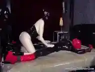 Kinkyrubberworld in Sexy Rubberplay On Top Of Lara`S Fixated Rubberdoll - FanCentro