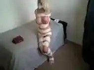 Mummified in rope