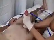 Nurse Handjob: Therapy for a public masterbater