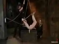 Severely Bound Into A Hogtie And Pulled To The Breaking Pointmade To Cum Over And Over - HogTied