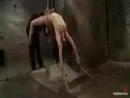 Sexy Girl Next Door Is Bound Suspended, Stretched To The Limits Of The Human Bodyso Helpless - HogTied