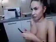 Spying on Masturbating Step Sister Catch, Real Orgasm