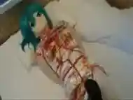 Stocking Kigurumi Girl Vibed To Orgasm