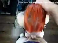 Submissive Redhead Goth Teen Hardcore Facefuck Pov