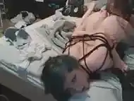 Tied Up Girlfriend Being Fucked From Behind