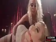 Whipping slut dominates over lesbian bae b4 licking pussy